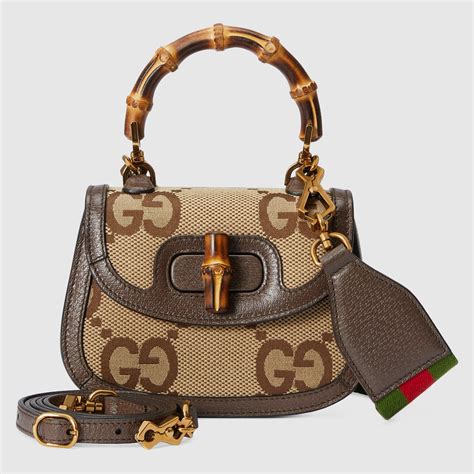 mini gucci bamboo bag|gucci bamboo bag harper's.